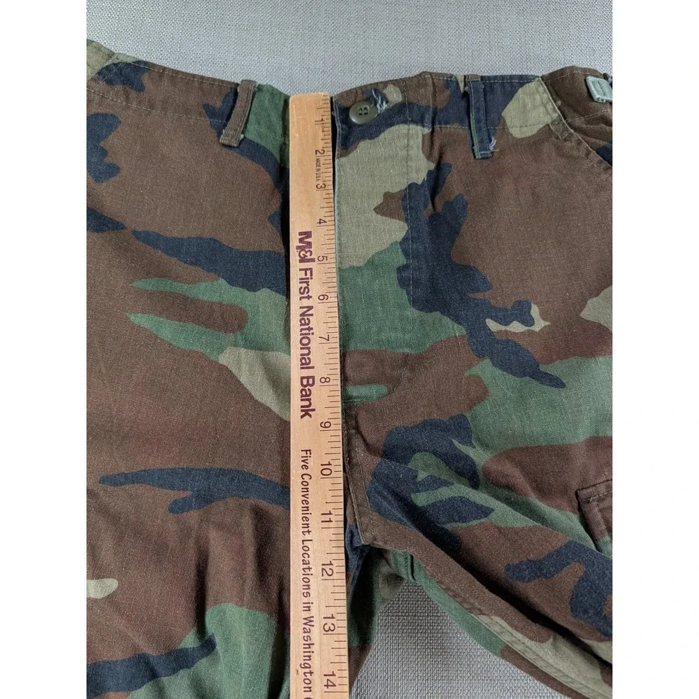 Vintage US Military M81 Woodland Camo Cold Weather Cargo Combat Pants S-R